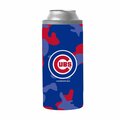 Logo Brands Chicago Cubs 12oz Camo Slim Can Coolie 506-S12C-X15